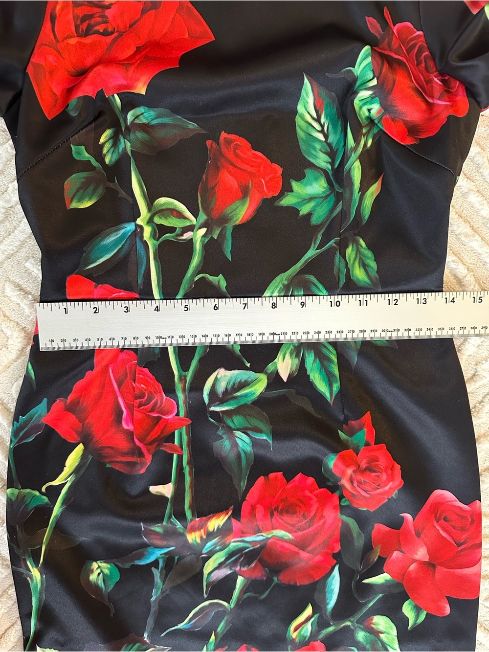 Black Sheath Dress Red Rose
Print Elegant Floral Midi - Designer Inspired - Picture 14 of 16